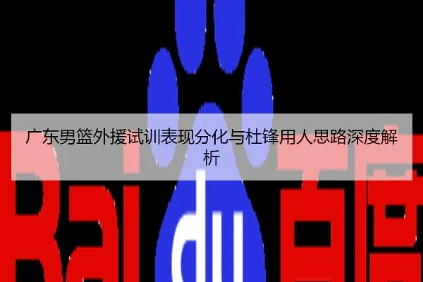 广东男篮外援试训表现分化与杜锋用人思路深度解析